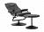 Black Faux Leather Office Swivel Reclining Chair 3